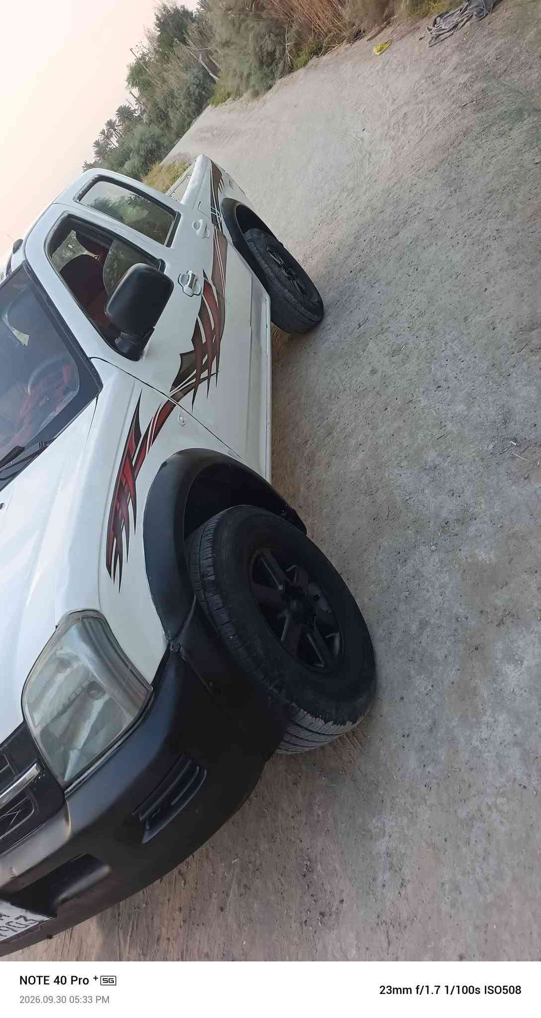 لوف موديل ٢٠٠٥ هزه جديد وسنويه جديده محرك كير بطه تحويره ممتازه كهربائيات جيده  تخم تاير جديد رايده ٥٨ هذا رقمي 0777994861

نص مكتوب في الصور:
- NOTE 40 Pro + 5G 2026.09.30 05:33 PM 23mm f/1.7 1/50s ISO1014
- NOTE 40 Pro + 5G
- 2026.09.30 05:33 PM
- 23mm f/1.7 1/50s ISO997
- 23mm f/1.7 1/100s ISO526
- 23mm f/1.7 1/100s ISO322
- 23mm f/1.7 1/100s ISO329
- NOTE 40 Pro + 5G 2026.09.30 05:33 PM 23mm f/1.7 1/100s ISO423
- NOTE 40 Pro + 5G 2026.09.30 05:33 PM 23mm f/1.7 1/100s ISO508
- NOTE 40 Pro + 5G 2026.09.30 05:33 PM 23mm f/1.7 1/100s ISO452
- NOTE 40 Pro + 5G 2026.09.30 05:23 PM 23mm f/1.7 1/100s ISO228
