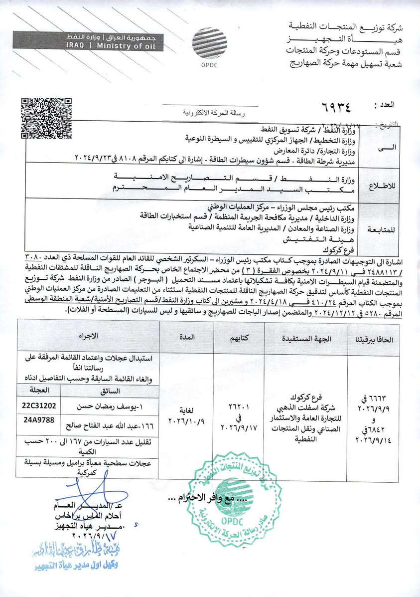 سلام عليكم اخوان لدينا تحميل مانع رطوبه من سليمانيه الى عقبه تحميل وتخريج فوري  سلفه 15 ورقه من معمل وسعر طن 65 دولار
*********** نشوان غانم *********** مهند
