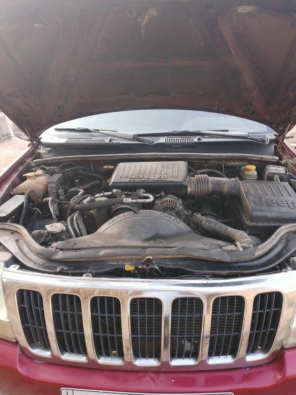 جيب شيروكي
مديل 2000
محرك v8 بلادي 
السيارة نظيفه ونصبتهه حلوه
باسمي رقم دهوك جديد 
موجودة بكربلاء الحر 
للاستفسار
***********
السعر 35 ورقه
