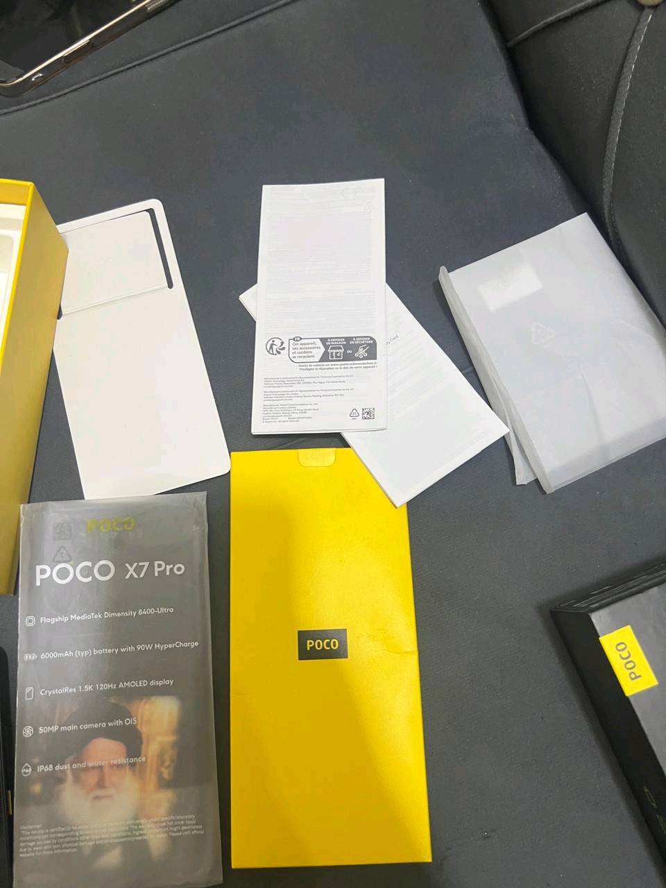سلام عليكم 
بوكو x7 pro 

ذاكره ٥١٢

للبيع سعر ٣٦٠  قفل جهاز كامل ملحقاته 

المكان بغداد