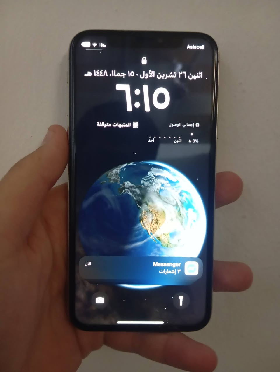 آيفون X • ذاكرة ٦٤ • فيس ايدي واكف