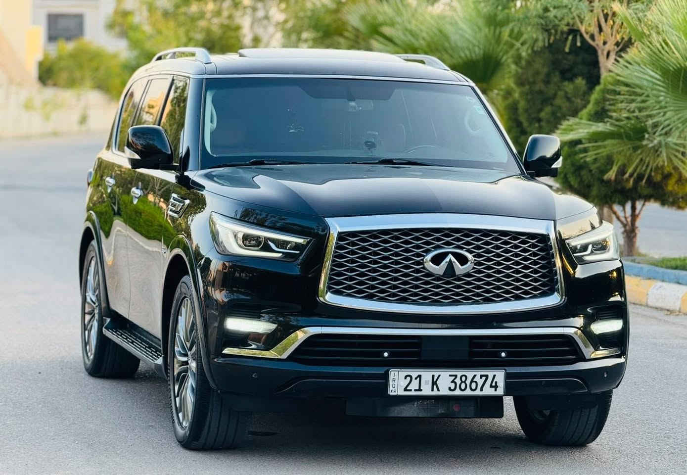 السلام عليكم
انڤنتي QX 80  للبيع
 #السعر305
#للاستفسار***********
#كلين 
 خليجي VIP 
المحرك :V8
الون:اسود
موديل:2019
ماشيه :KM143
الموصفات 
سقف اسلايت
شاشه جبير
رادارامامي
رادارخلفي
رادار جانبي
مثبت سرعه
تحديد مسار
نظام ECO
بصمه ابواب
كشنات جلد                             
كشنات تدفئه
كشنات تبريد
كشنات منفصل
3  قطع تبريد
تشغيل عن بعد
بصمات عدد 2
5 وضعيات كامره
حساس امامي خلفي 
تخم تايرات جديد
كفاله من صبغ تبديل
بيه كتاب جام تضليل
رقم سليمانيه جديد
شرط تحويل غرامه
مكانه ديالى خانقين

