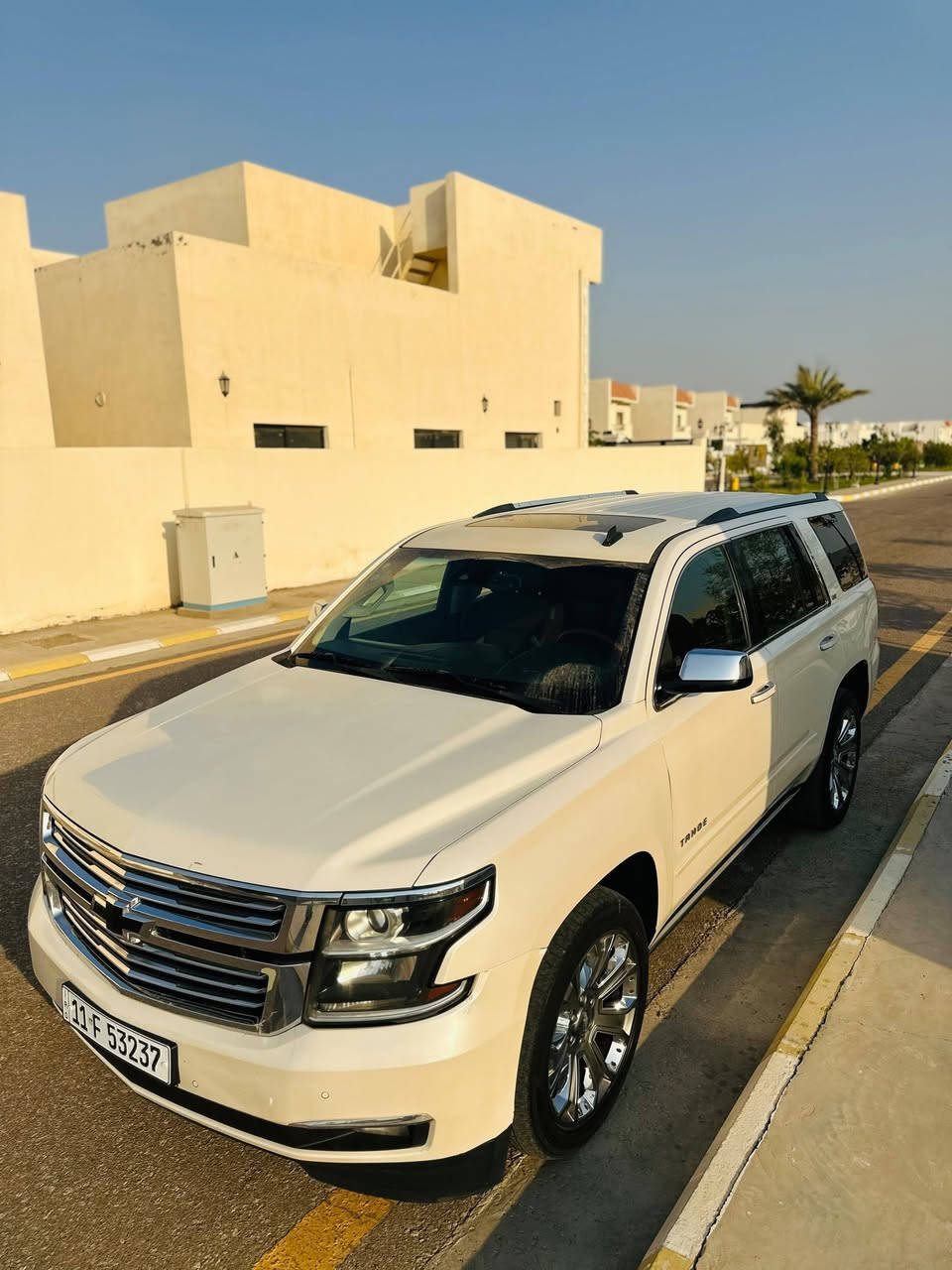 مساكم الله بالخير ( تاهو )  LTZ .
موديل 2015 السياره امريكي
رقم بغداد انكليزي فول مواصفات 
تحول مباشر 
مواصفات LTZ ميحتاج تنذكر فول داخل قرميدي 
السياره كلين وشوف السونار موجود بالصور 
للاستفسار /
مكان ديوانيه 
*********** مكلف النشر

