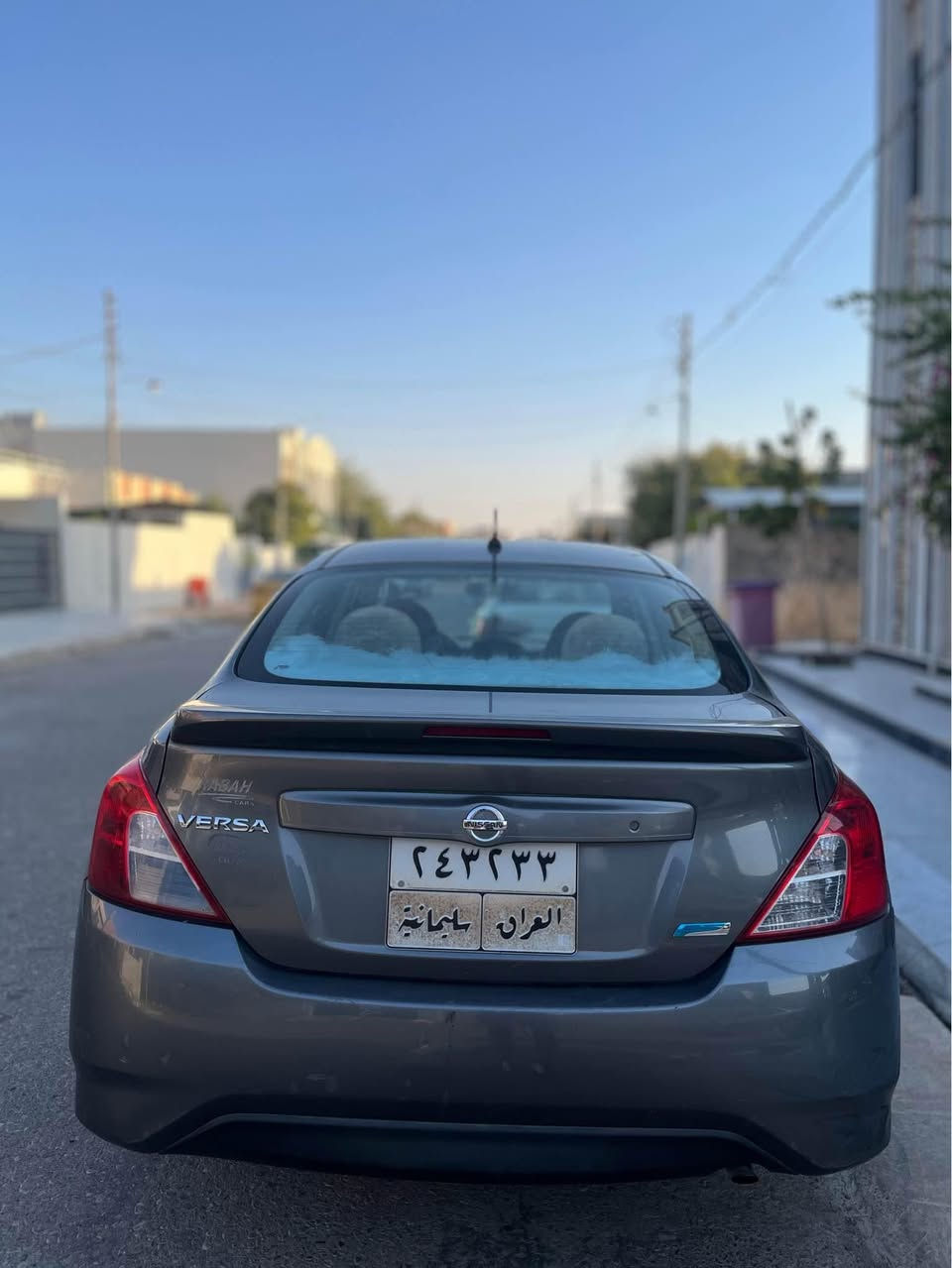 سلاوی خوای گەورەتان لێبێت 
نیسان versa 2016 مواسفات s 
گێر و مەکینەی نەکراوەتەوە 
گێر و مەکینەی بەشەرت 
تاخم پێش و تەقە و رەقە و تەبریدی بەشەرت 
چوار تایەی تازەی بۆبەستراوە 
سەیارەکە 4 پارچەی بۆیاخە کەمێک ژورەوەی گرتووە سەیارەکە سەنەوی لە ٢٠٢٣ بەسەر چووە 
٣٦٠ غەرامەی تیایە دوای مامەڵە ئەگەرێندرێتەوە 
تەحویل و برانەوە بەشەرت سعری 79 گەڵا و مەجالێکی برایانە 
*********** كركوك, العراق
