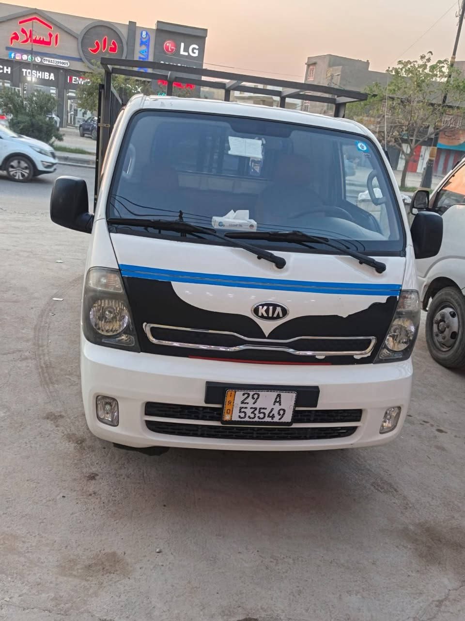 كيا حمل موديل 2017 باسمي  محرك كير حداديه جديده تبريد شغال رقم بابل  مكفوله من صبغ والضربه  وشواصي جدد لاصبغ ولا فطر ولا تصليح
سياره استخدام شخصي داخل الحله 
خاصة للشركة 
السعر تفضل خاص او الاتصال 
***********
***********
