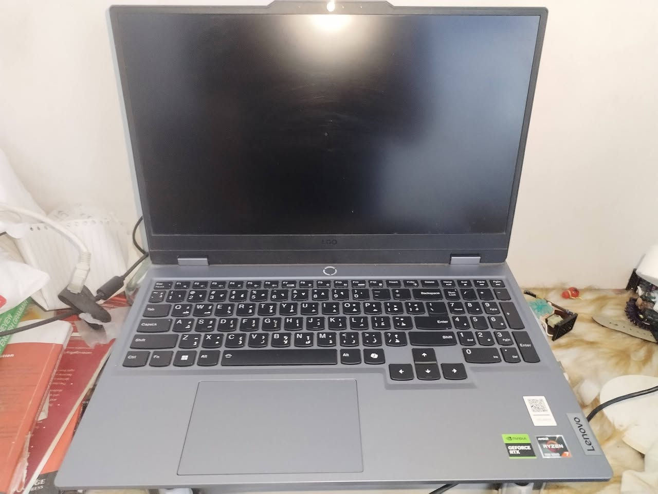 🔥 Lenovo LOQ 15ARP9 Gaming Laptop
💪 جهاز قوي ومناسب للألعاب، الدراسة، التصميم والمونتاج
🎮 Ryzen 7 7435HS 
🎮 RTX 4060 8GB GDDR6 
⚡ RAM 16GB DDR5 
💾 SSD 1TB NVMe 
🖥️ 15.6" FHD IPS 144Hz
 🎨 100% sRGB — 300 nits — G-SYNC
🪟 Windows 11
📦 الجهاز مستعمل — الكارتونة موجودة
💰 السعر: 1,600,000 دينار 💵 بيه مجال
📱 للتواصل واتساب: ***********
