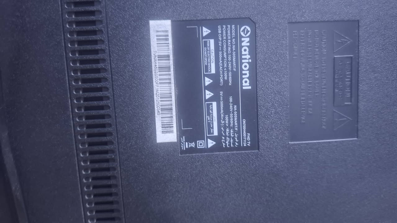 شاشه حجم 50 National بعده بل جيس للبيع
4k
السعر 275 

العنوان الدوره البوعيثه 

للتواصل ***********
