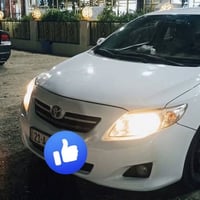 كورلا موديل ٢٠٠٩ رقم سليمانيه حجم ١٦ بدون صبغ وشرط كير ومحرك بيها بس ب...