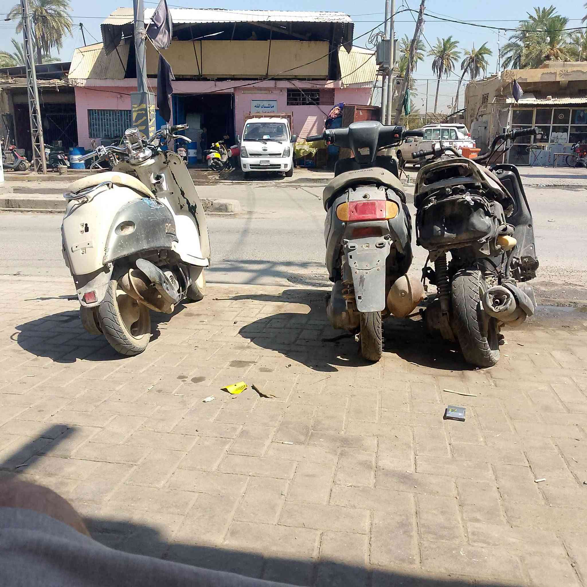 السلام عليكم
ثلاث دراجات طافيه 
سعرهن 250 
مكاني المسيب صوب البوحمدان 
الاتصال ***********@

