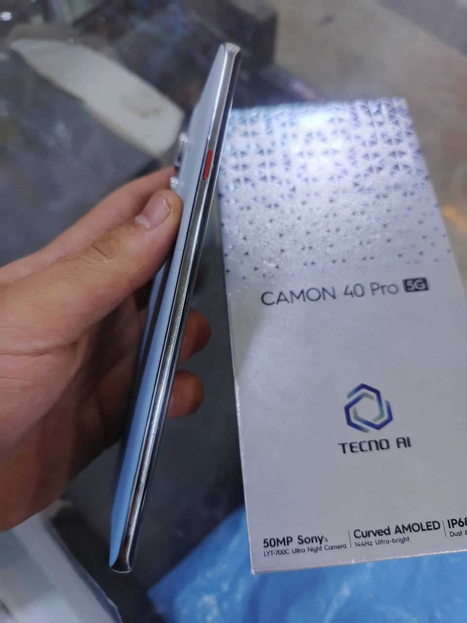 تيكنو كامون 40 برو 5g
بطاريه 97 
جهاز وكع مني وصار بي نقطه ب شاشه اصغير واضح ب صوره سعر 350 وبي مجال 
***********
كركوك تركلان

نص مكتوب في الصور:
- قم بالتمرير لأعلى لإلغاء القفل