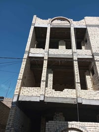 هيكل درجة اولى • ذرعة سقف • طابوق اصفر