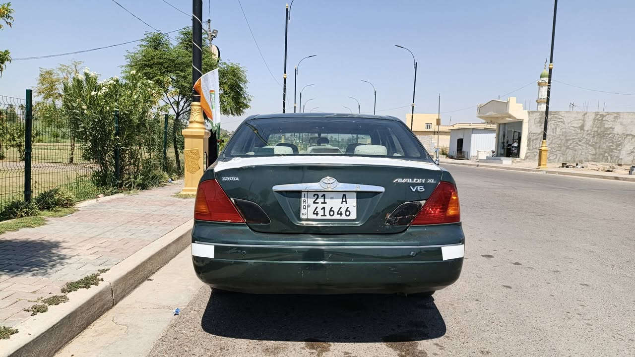 تحيه طيبه 
تويوتا افلون ✅
موديل 2001 خليجي
رقم سليمانية باسمي تحويل مباشر
سياره جاهزه ماتصرف عليه ابد 
بيه 4 قطع كلير اثر جراد جماليه 
كير محرك بشرط 
السعر 76$ وبيه مجال
مكاني صلاح الدين بلد /الظلوعية 
***********
 ***********
