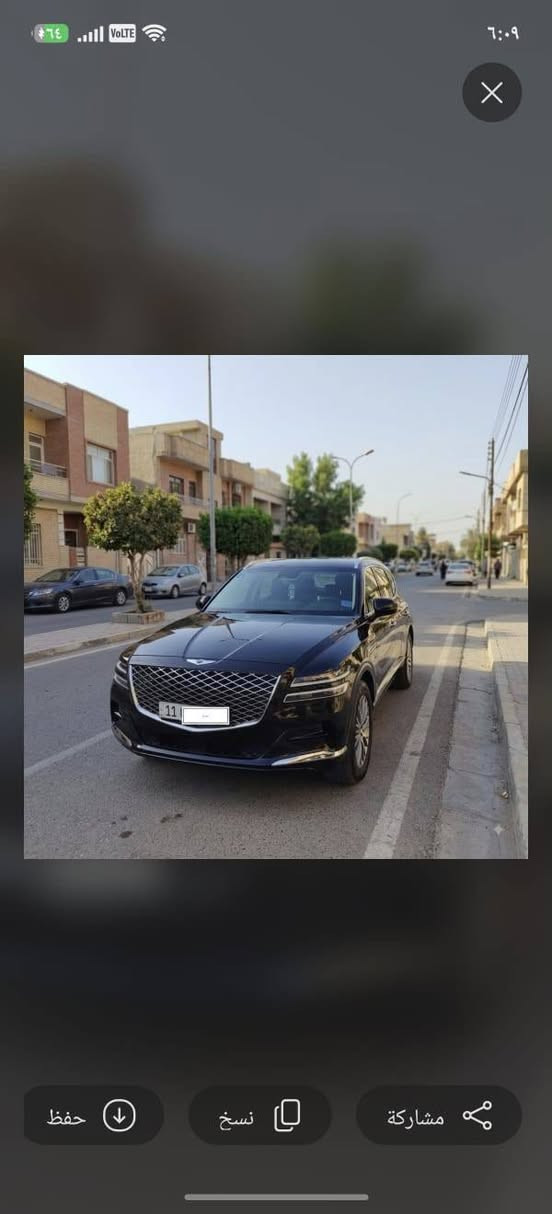 🚘 للبيع | Genesis GV80 2024
✨ Genesis GV80 موديل 2024
🔹 المحرك: 4 سلندر 2.5L
🔹 الممشى: 25,000 مايل
🔹 السيارة بيها قطعتين صبغ
🔹 باقي التفاصيل نظيفة ومناسبة للفحص

💰 السعر: 42,000$

📞 للاستفسار والتواصل:
***********

🔥 سيارة راقية ومواصفات مميزة، للجادين فقط.
