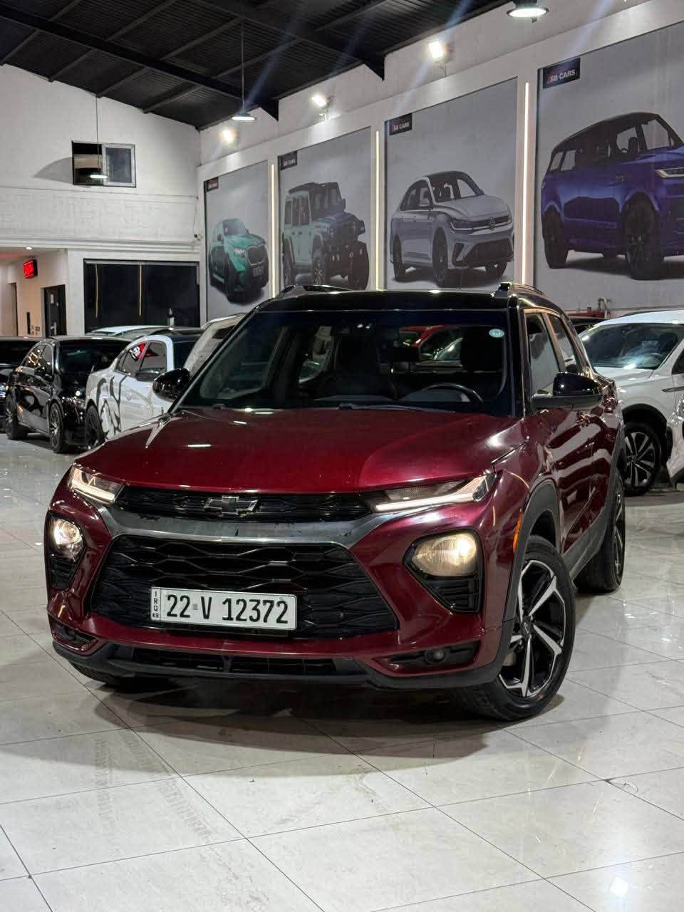 Chevrolet trailblazer  RS 2022
سعر بلاشش نقداً ٩٧$🔒🔥
***********
***********

مواصفات RS 
تشغيل عن بعد
شاشة
كاميره
كراسي كهرباء
رادارات ٣٦٠ درجة
ماشية  ٢١ الاف مايل
محرك ٣ سلندر توربو 
❌جاملغ و بنيد  ٣ مكان بيه تعديل بارد
 بدون دواخل
ارباك ستيرن سستم
موجودة ب اربيل📍معرض BRWA  cars

***********
***********
