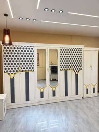 غرفه نوم صاج عراقي  عدد القطع ٩  السعر مليون ٧٥   متوفر خدمه توصيل بس ...