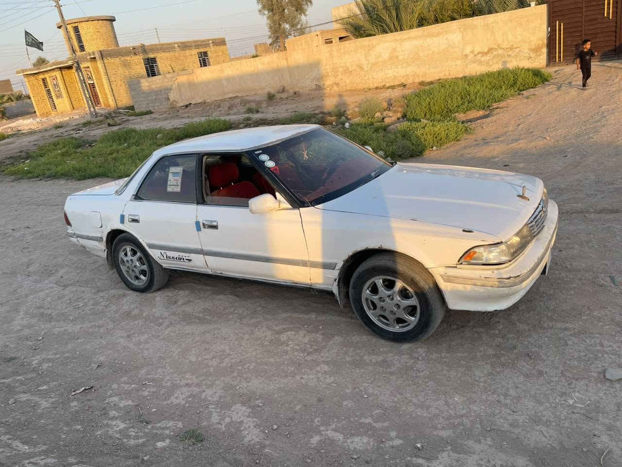 السلام عليكم للبيع أو مراوس حسب القناعه مارك گصيف ٨٩ رقم نجف ألماني حائز ثالث موجود وحاضر للتحويل وعندي وكاله من عنده محرك وگبر ونجي ٦ حلوات ومكفولة من الگص والنقل والأصوليات صبغ بلاد حدادة جديدة كهربائيات توب تخم تاير جديد باتري جديد وترايك وين ميعجبك رايدها ٢٢ ورقه مكان السياره البصره قضاء الزبير وهذا رقمي ***********
