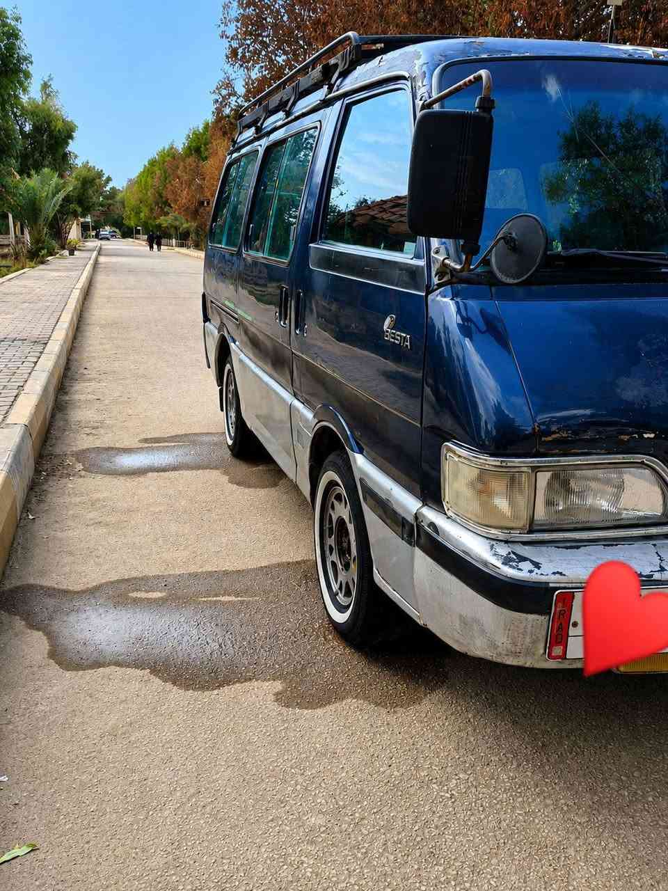 كيا بستا للبيع موديل 93
سياراة خير من لله مكفوله من كير مكينه حداديه 

ماعده كشره كما موضح في الصوره اما لباقي كله كفاله 

السياراة بسمي تاخذه ماتذب عليه ربع استخدام شخصي مخليه 

دوشمه جديده كامله تخبل 

السعر 48 وبي مجال لشراي 
مكلف بنشر 

*********** انتصل
