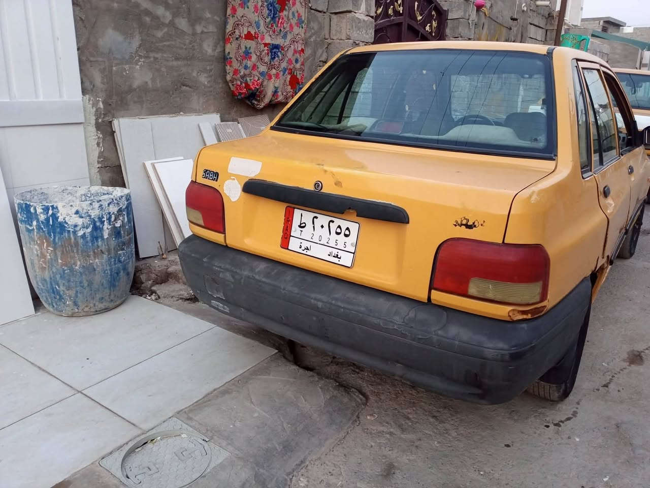 سايبا موديل 9
مكينه وكير مكينه بيها بخار 

داخلها نضيف 

كشرها كدام عينك نضيف

سنويه عضم اصليه 

ملاحضه سياره بيها نقص عينه وصينيه 

رقم بغداد الماني بدون تحويل اسويلك مكاتبه فقط سعرها مناسب بس ١٢ورقه وبيها مجال بصيط ***********
