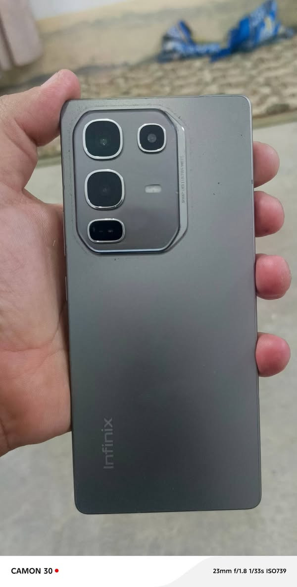 سلام عليكم يوجد Infinix NOTE 50 Pro لبيع سعر 270
@إشارة

نص مكتوب في الصور:
- XOS 16.2.0 التحقق من التحديثات Infinix NOTE Pro اسم الجهاز ٤٦,٨٢ غ.ب / ٢٥٦ غ.ب التخزين الطراز Infinix X6855 وحدة المعالجة المركزية Helio G100 Ultimate RAM ١٢,٠٠ غ.ب + ١٢,٠٠ غ.ب الكاميرا الخلفية 50M+8M الكاميرا الأمامية 32M
- CAMON 30 • 23mm f/1.8 1/33s ISO739
- CAMON 30 • 23mm f/1.8 1/33s ISO764
- CAMON 30 • 23mm f/1.8 1/33s ISO726
- CAMON 30 • 23mm f/1.8 1/33s ISO692
- CAMON 30  23mm f/1.8 1/33s ISO691