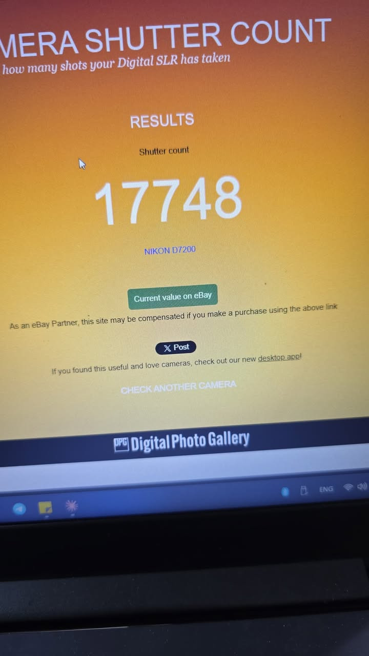 السلام عليكم
كاميرة نيكون D7200 للبيع
مع عدستهة الاصلية
مع كراتينهة كاملة
مع ملحقات / بطارية اضافية مع شاحنتهة ، كراب بطارية و كراب باتري مع حقيبة نيكون الاصلية مع ستاند مع فلتر عدسة مع عدة تنظيف مع تغليف حماية بدي الكامرة مع كيبل نقل البيانات 

الشتر واضح بالصورة

سعر ٥٠٠
ادزهة توصيل لأي مكان 

للتواصل خاص او على الرقم ***********
