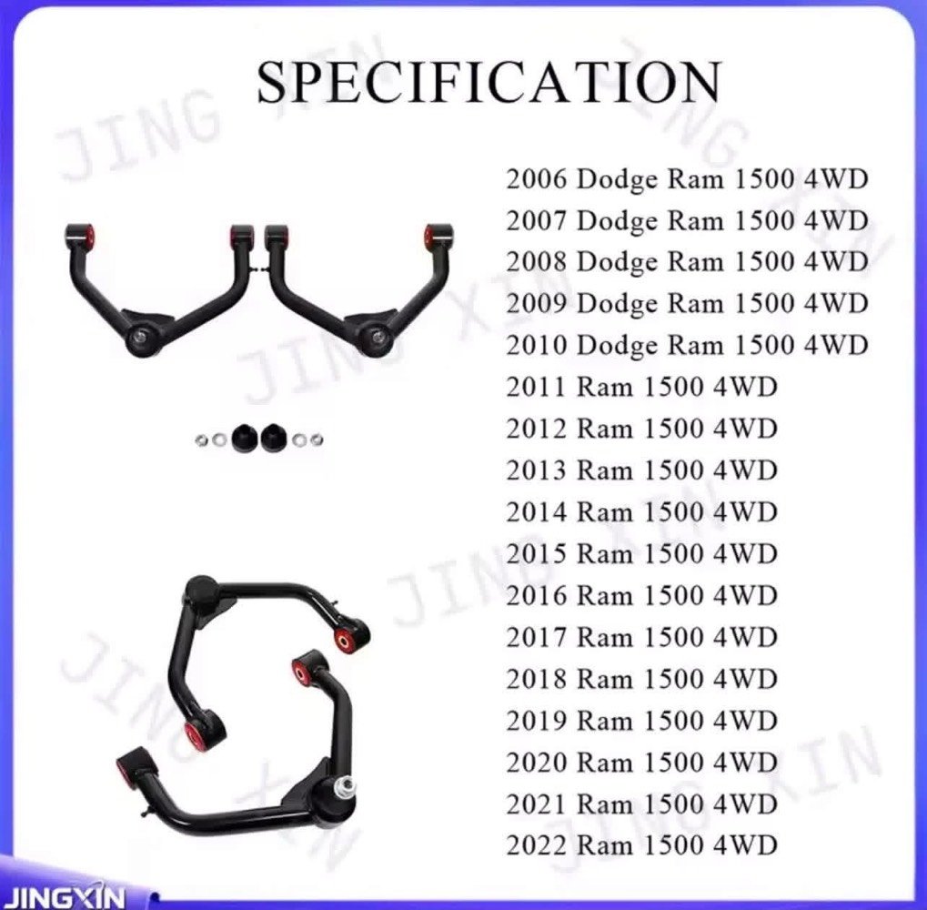 🔥 للبيع: طبلات علوية رياضية معدلة (Upper Control Arms) لسيارات دوج رام 1500 🔥

يا أهل الرام وجماعة الترفيع والأوف رود 🚀.. 

متوفر عندي زوج طبلات علوية أنبوبية رياضية مميزة 

 (جديدة بالكرتونة، وكالة شرط بعدهن ). 

إذا سيارتك مرفوعة أو ناوي ترفعها، هذه القطعة أساسية ومستحيل تستغني عنها!



⚙️ ليش تحتاج هذه المقصات بالذات؟

1️⃣ تصحح زاوية الركبة (المفصل الكروي) وميلان الكفرات بعد ترفيع السيارة (من 2 إلى 4 إنش).

2️⃣ تحميك من تآكل الإطارات (التايرات) من الداخل وتمنحك ثبات عالي بالطريق وسياقة ناعمة.

3️⃣ مجهزة بجلد بولي يوريثان حمراء رياضية (PU Bushings) ولحام متطور (TIG Welding) أقوى بمرات من جلد الوكالة المطاطية وتتحمل جوراة وطرق العراق. 



📊 التوافق حسب الكتالوج:

تطابق سيارات دوج رام 1500 دفع رباعي (Ram 1500 4WD) للموديلات من 2006 وحتى 2022 (موضح بالجدول في الصور). 

💰 السعر: مناسب جدا 

📞 للتواصل والاستفسار: [***********] أو مراسلة الخاص. 

(الصور المرفقة حقيقية وتوضح نظافة اللحام والجلد والجدول الخاص بالموديلات) 👇