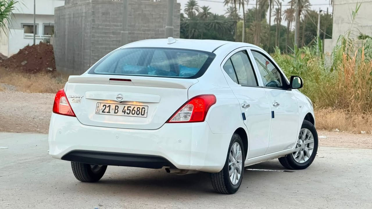 سلام عليكم
للبيع 
نيسان صني 
موديل 2024
ويل كب 
شاشه 
تحكم ستيرن 
تبريد قطعتين 
ماشيه 60KM
سياره جديده 
بدون صبغ 
سعر 123 وبي مجال 
مكان السيارة دياله خانقين                                  ***********.
