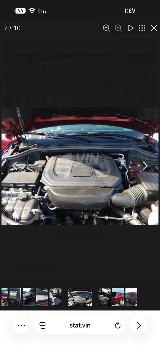 السلام عليكم
دوج دورنكو 2019 للبيع 

نص فول مواصفات sxt  

ماشية 90.000km 

السياره نظيفة وجاهزه 

حادث سطحي بدون شواصي كفالة 

رقم بغداد دولي 

هزة سنوية جديدة 

مكاني بغداد الكرخ 

السعر 200 ورقة او 20.000 $ وبيها مجال 

هاتف خط : ***********

واتساب : ***********

نص مكتوب في الصور:
- 10 / 10 1 VIN STAT stat.vin
- 4 / 10
- 1VIN
- STAT
- 512,200.00
- 1 3
- 34
- ntiate to 30 psi
- 12110 mi
- stat.vin
- 7 / 10
- 2 / 10
- $12,200.00
