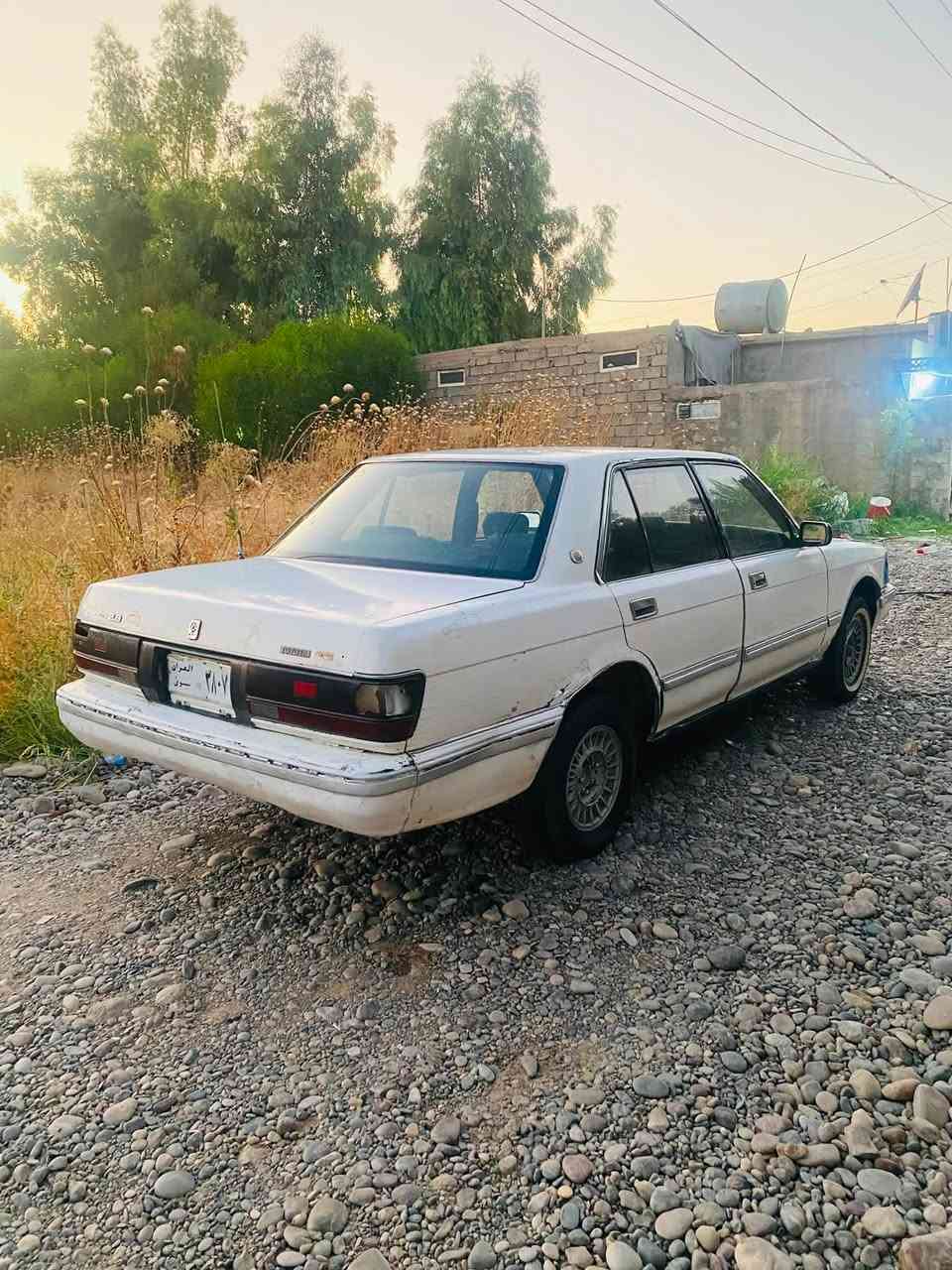 السلام عليكم سيدان ١٩٩٠ رقم نينوى  سنويه خضره كير محرك بلادي يسار اصلي كير محرك شرط لا صرف ولا تبخير صدر امامي خلفي جدد تواير زينات كهربائيات اشاير ٤ شغالات لايت عالي ناصي سياره نشطه حيل وكاعده مراوس بيع حسب القناعه *********** العنوان الشرقاط بعاجه
