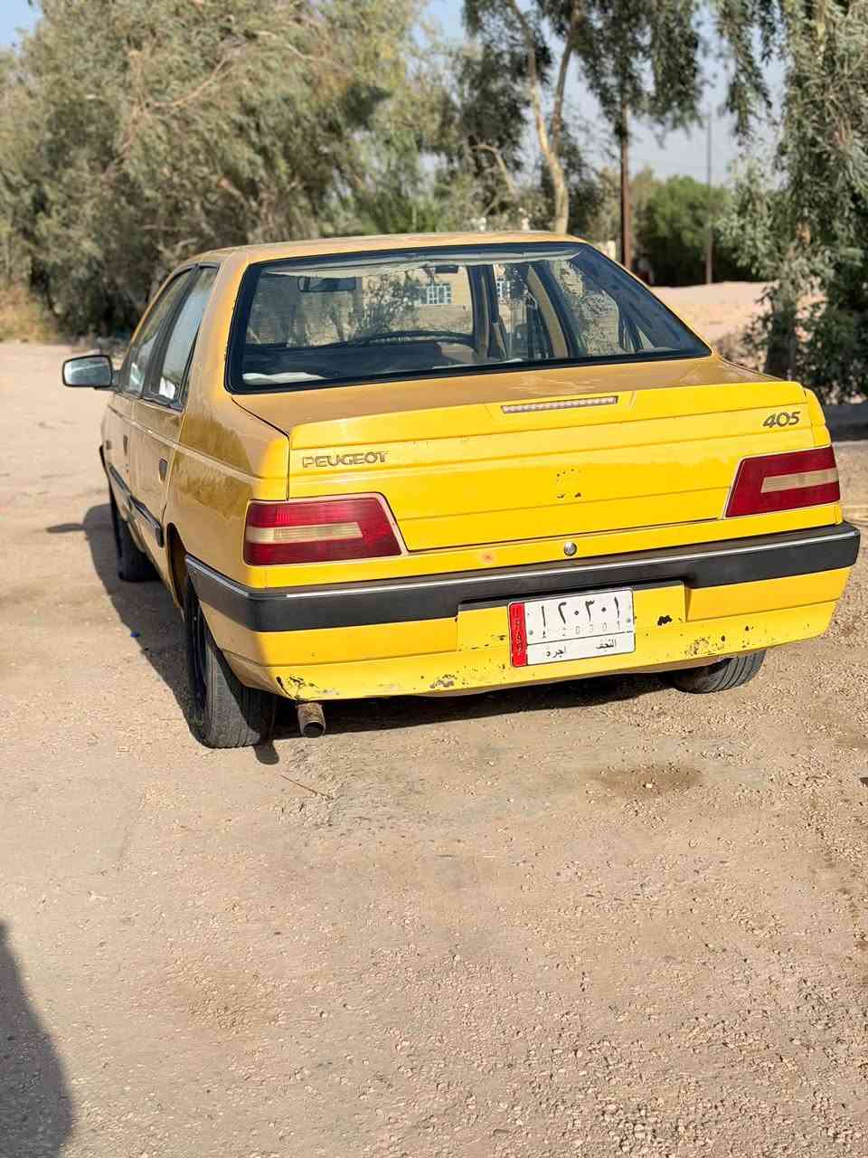 بيجو 405 مصفره جاهزه حدادية كير مكينة سيارة ناشفة، النجف - الحيدرية
