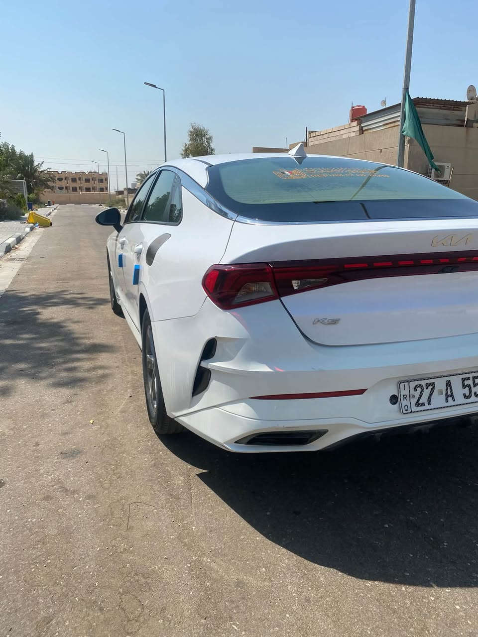 كي فايف للبيع او مراوس حسب الرغبه
السياره موديل 22 ماشيه 93 الف رقمهه ناصريه مجدده لل30 معوقين المعوق ولد شاب وحاضر للوكاله العامه 
السياره حادثهه بمريكه موجود بلمنشور سرقه وباب اكلير وصار حادث بلعراق الجاملغ وربع الباب صبغ فقط البقيه كله كفاله ارباكات كلهن سليمه السياره  ע لغد ولا شاصي ولا واصل شي للداخل مكينه 1600 تيربو
السياره فول مواصفات ماعده التنته بصمه تشغيل عن بعد ابوب ترحيب تبريد ابيانو تحديد مسار مثبت سرعه شاشه جبيره سايد ابريك كهربائي تحكم استيرن وبعد بيهه اهواي مواصفات 
السعر 135 وبيهه مجال مكان السياره بصره 
رقم التلفون ***********
