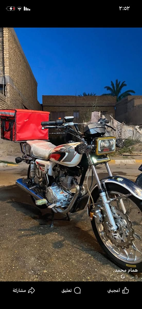 السلام عليكم شباب أيراني نامه برو جديده  الدراجة مكفوله من كلشي مابيه اي نقص موديل ٢٠٢٥ اوراقها كامله كهربائياتها كلها شغاله مكاني طارميه 

 هاذ الرقم وبي واتساب.          *********** .     

‭.        ‬           السعر ٧٠٠ وبيهة مجال

نص مكتوب في الصور:
- ٢:٥٢ همام محمد ٥ س تعليق مشاركة أعجبني