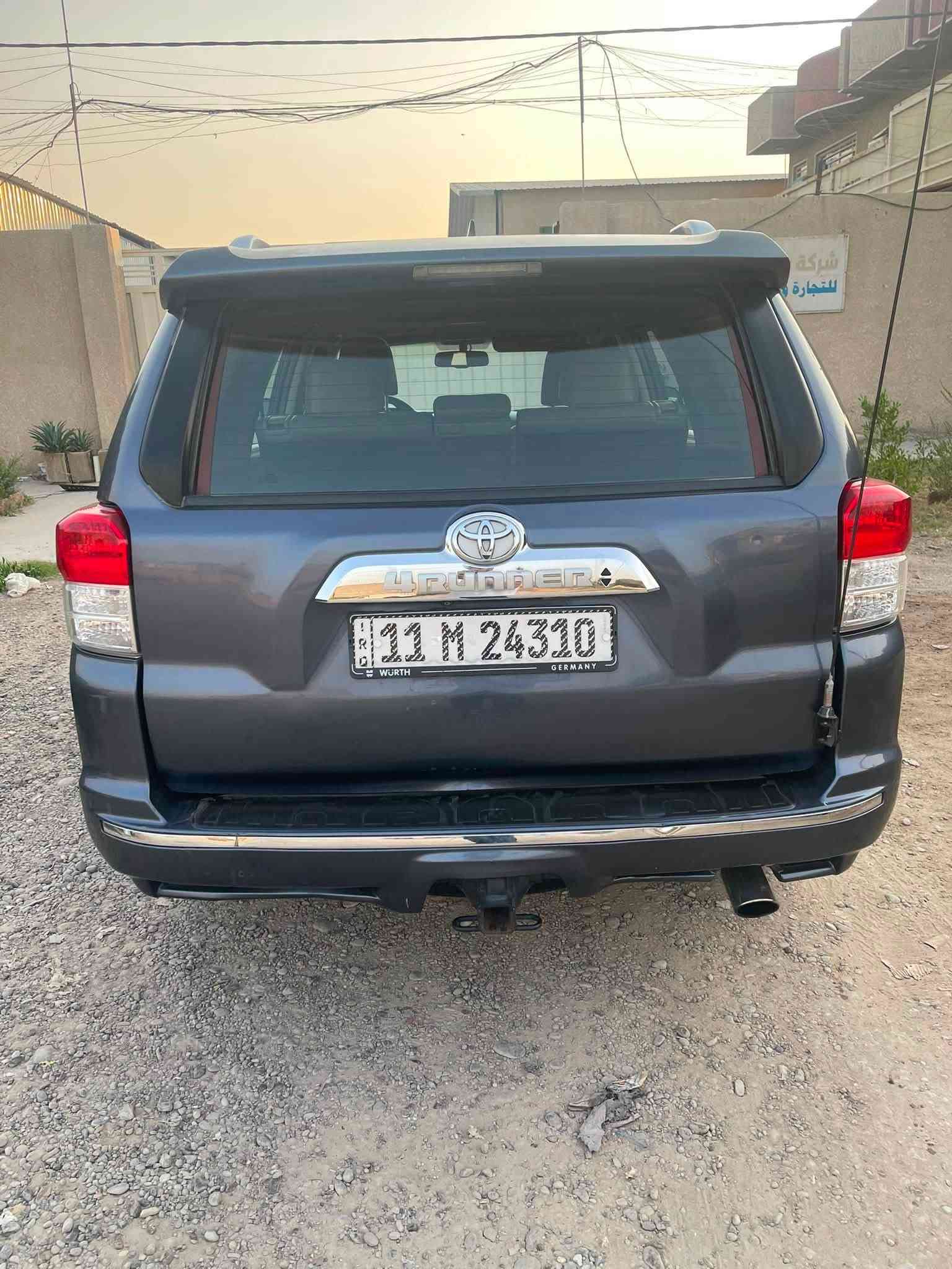 � للبيع تويوتا 4Runner

🔹 الموديل: 2013لمتددToyota 4Runner
🔹 اللون: كحلي
🔹 الحالة: نظيفة ومستخدمة
🔹 السيارة واضحة بالصور من الأمام والخلف
🔹 صالون نظيف ومرتب
🔹 السيارة جاهزة للفحص والمعاينة
فحص جديد وهزه جديد باسمي 
السونار مرفق مع الصور +صور الحادث ماعندي +عندي تقرير بل سياره من امريكا واذا تريد تسوي سونار هم عادي 

📍 الموقع: بغداد
💰 السعر: [١٦٠$]
📞 للاستفسار: [***********]
