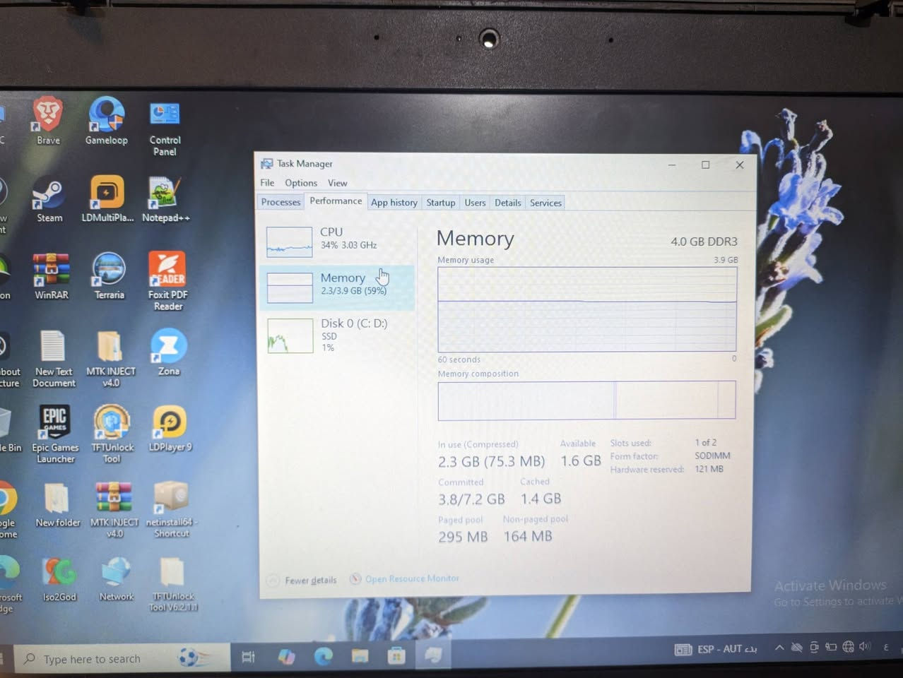 لابتوب HP i5جيل الثالث للدراسه
i5الجيل الثالث
هارد hdd 300 GB
السعر 100 الف
مكاني البصره
***********
