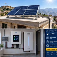 أربيل • طاقة شمسية • بطارية LiFePO4