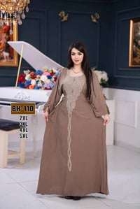 دشداشة كشممير • نسائية • مقاسات 2LX-5LX