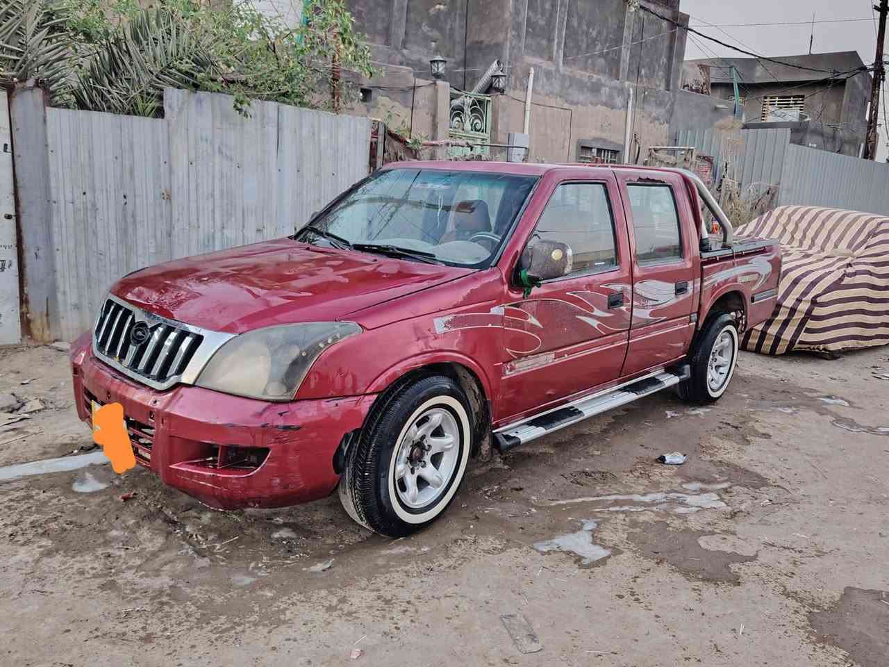 السلام عليكم للبيع بيك اب گنوة موديل ٢٠١٢ سياره جاهزة من كلشي مكينه وكير وحداده وكهربائيات تخم تاير رقم كربلا ء الماني بدون تحويل اكفله سرقه وعشائر عنوانه الديوانيه قضاء غماس علما مكلف بالنشر السعر ٢٦ وبيه مجال للشراي ***********
