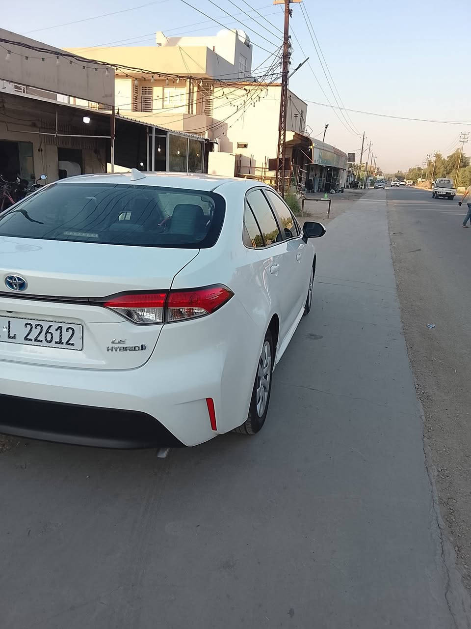 كورلا هايبرد وارد امريكي 
مواصفات LE
موديل 2024
رقم بغداد بأسمي 
تبديل وصبغ جاملغ جهة السائق+دعامية الامامية 
بدون دواخل 
ماشية 10الف
السعر 155
ديالى بعقوبة
موبايل ***********
