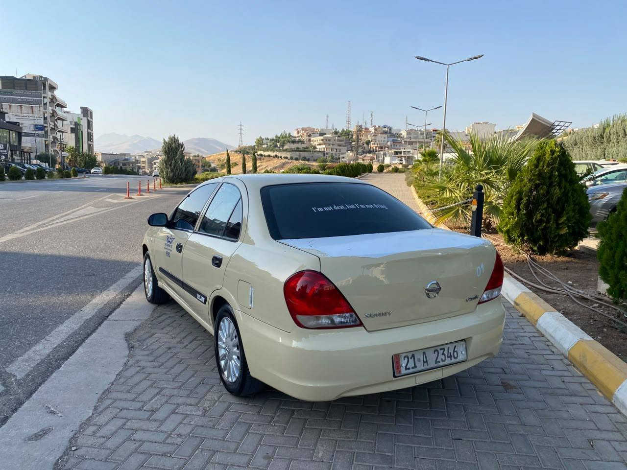 سڵاو نیسانسەنی2010ڕەقەم سلێمانی تا2027تازەیە۳  پارچەو پەڵیەکی بۆیاخە نمونە لەجوانی گێڕو مەکینو کارەبای بەشەرت 4تایەو ویلی تازەگێڕ عادی تەبرید بەشەرت95گەڵاو کەمی مەجال لەسلێمانی *********** السليمانية, العراق

