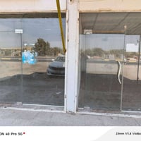 باب زجاج • ٢ باب • ٤م×٢٫٦٠م