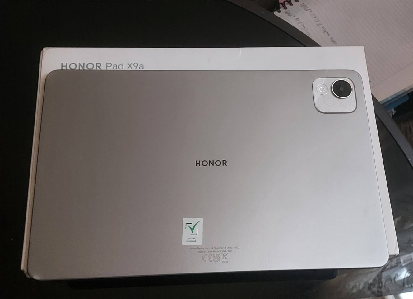 Honor Pad X9a للبيع - بحالة ممتازة
​تفاصيل الجهاز:

​الموديل: Honor Pad X9a

​السعة والرام:128GB / 8GB RAM
​حالة الجهاز: نظيف جداً اخو الجديد 

​الملحقات: الكارتونة و الشاحنة كلها موجودة
المكان:بغداد الشعب ثعالبة 
سعر الجهاز: 290 الف دينار عراقي
