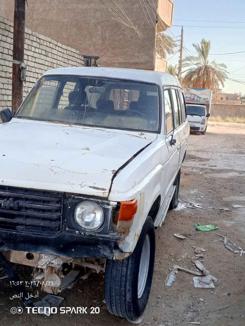 سلام عليكم تويوتا لاندكروز البيع مديل 85 رقم ديالى خصوصي مكينه شغاله كشر كدام عينك تخم تاير  العنوان بغداد الزعفرانيه السعر 18ورقه وبيها مجال :رقمي: تحويل ***********
