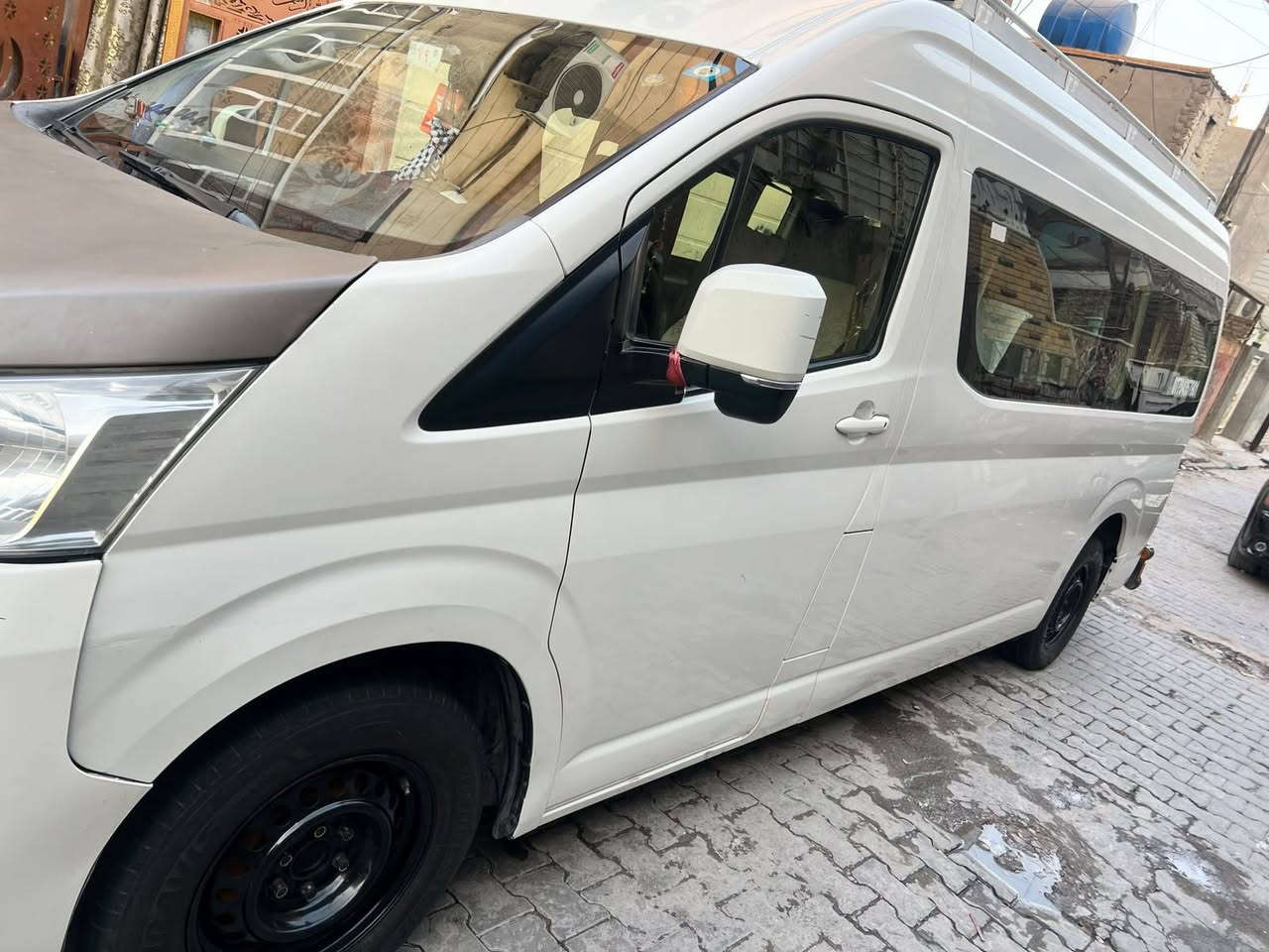 ألسلام عليكم هايسه موديل 2019 نص فول رقم بغداد مكفوله من صبغ سعرها 310 وبيها مجال عنواني بغداد المدينه رقم ***********
