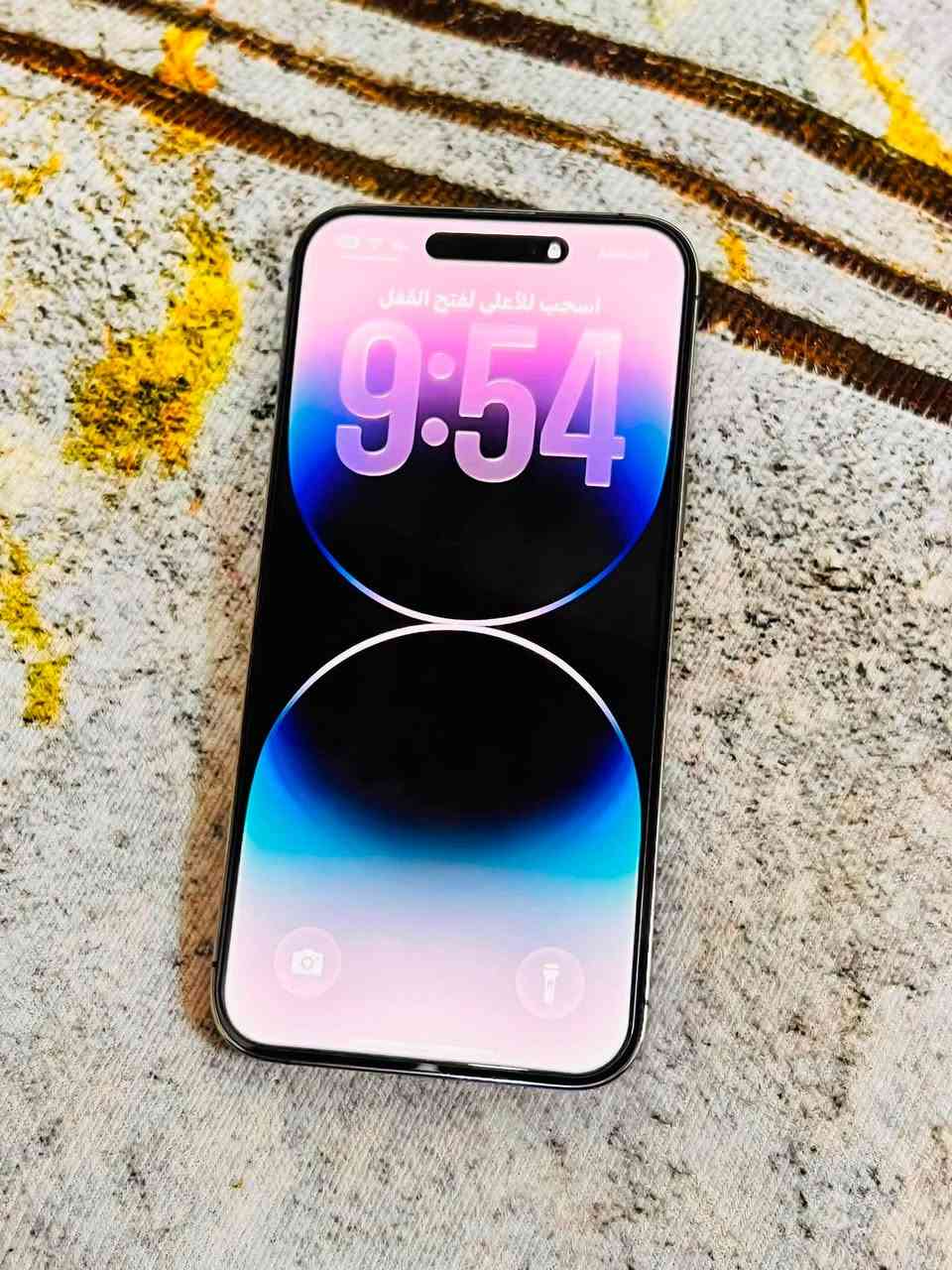 ايفون 14 برو ماكس 
بنفسجي ، نضافة 100‎%‎ شخط مابي
256 ذاكرة 
بطارية 🔋 84‎%‎
•850 الف بي مجال بسيط. للبيع فقط بدون مراوس
كركوك عمل شعبي جماعه 750 ، اعبر المنشور 
***********
