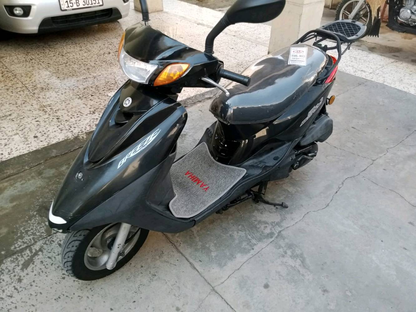 بريز ياماها موديل 2006 صلف هندر محرك ناعم كهربائيات كلها شغاله سعر 750 الف بي مجال
تگدر تكتبلي شنو الموديل بالضبط؟ يعني ياماها بريز/أكسس/تريتي، وشنو سعة المكينة تقريباً؟: 
2006
وين موقعك بالضبط حتى الزبون يعرف يجي يشوفها؟ (المدينة/المنطقة): 
الانبار رمادي شارع فاكره
عدّادها شكد تقريباً؟ وهل أكو أوراق/سنوية/إجازة أو مايلزم شي؟: 
750
بيها أي تبديل أو صبغ أو لحام غير الظاهر بالصور؟ خصوصاً بالهيكل، الشاصي، أو المكينة؟: 
لاا
السعر 750 ألف نهائي لو بيه مجال؟ وإذا الزبون جاد شكد آخر رقم ممكن؟: 
بي مجال