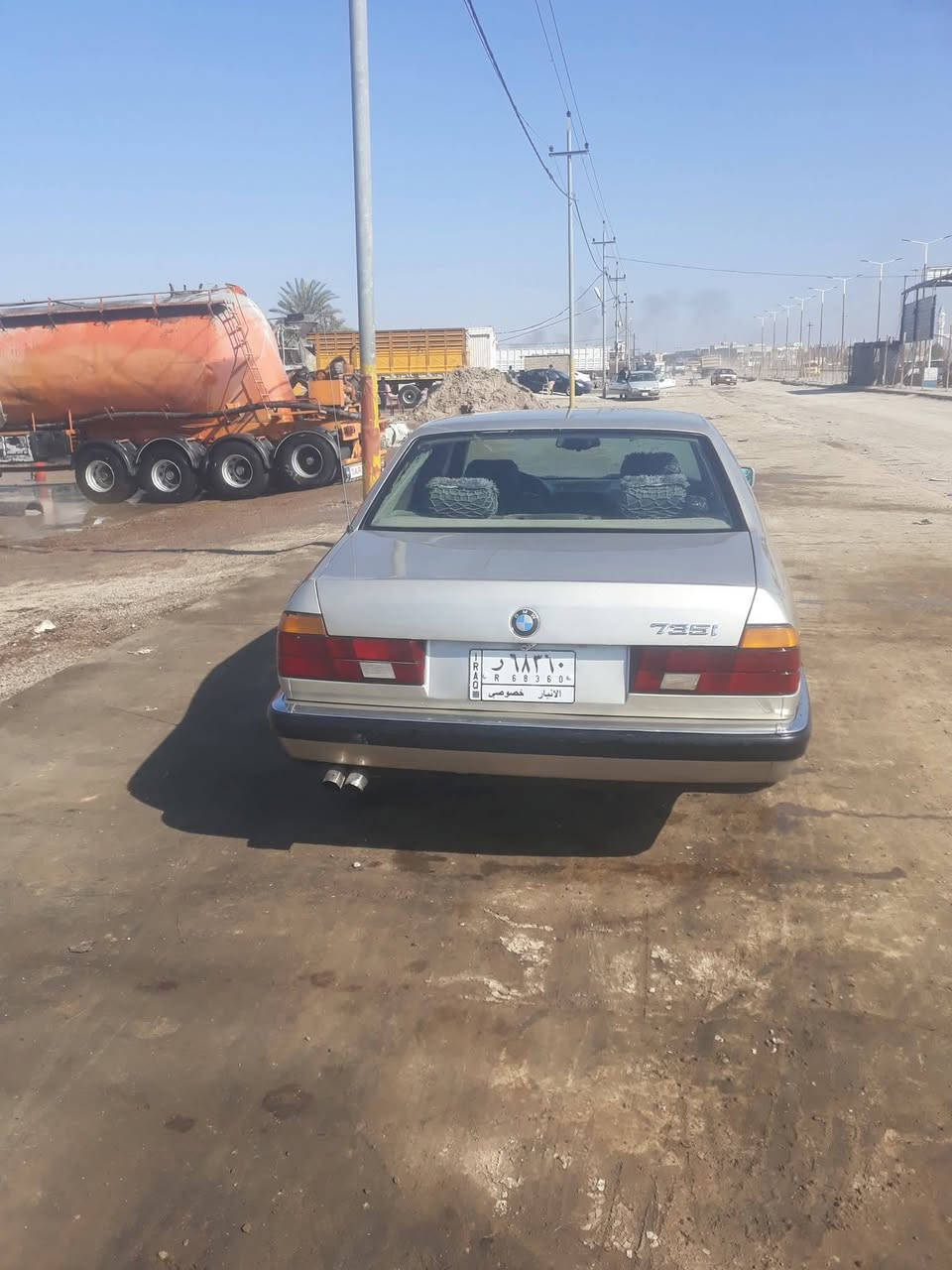 للبيع بي ام 735i موديل 93 كير ومحرك مكفولات تحويل مباشر غرفتها نضيفه تايرات نص عمر السعر 45 وبيها مجال اللاستفسار اتصل ***********  مكان فلوجه مراوس حسب القناعه
