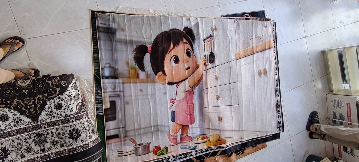 سجاد 3D • مانع انزلاق • ٥×٣م