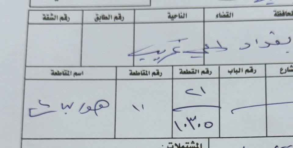 أبو غريب • قطعة تجارية • ١٠٠م