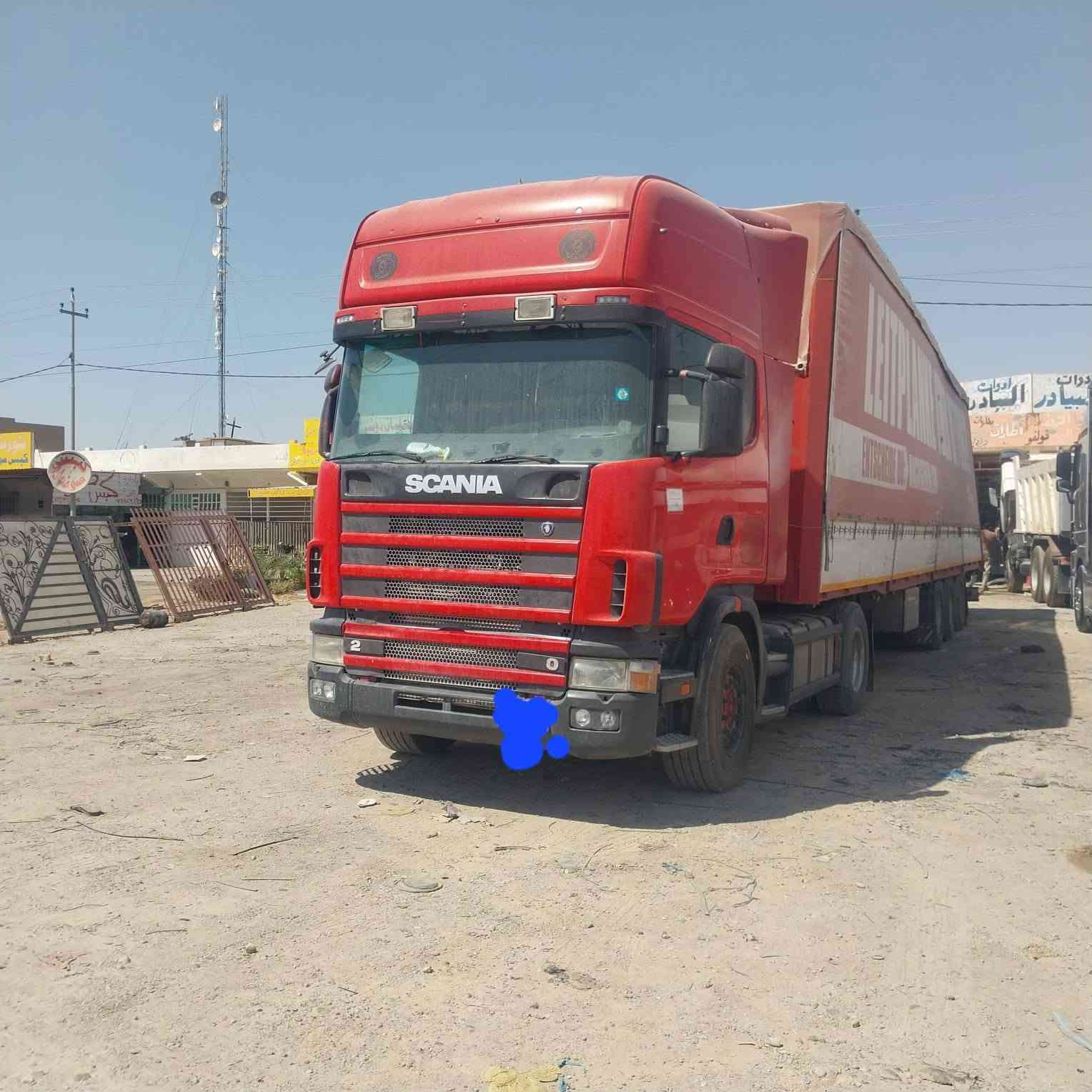للبيع سكانيه 2003 راس وعربانه رقم كركوك بدون اضباره مكان واسط دبوني ***********
