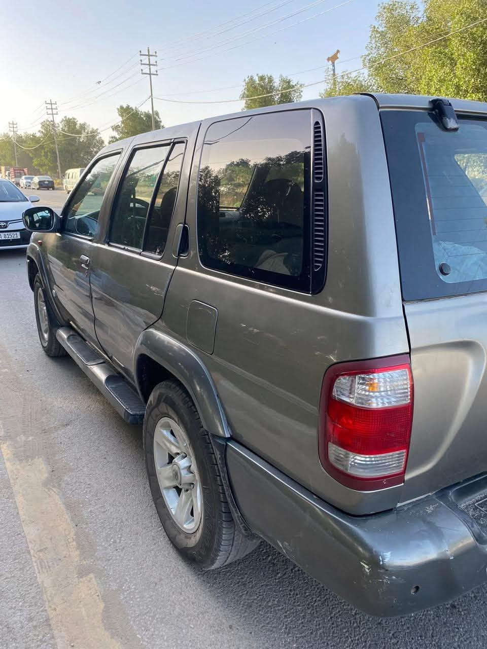 نيسان باثفندر 2004 رقم دولي بابل بأسمي محرك بي بداية تبخير كير خير من الله تبريد شغال تخم تاير جديد السياره بحاله جيده يعوزها ترتيبات بسيطه مكان السياره صلاح الدين الضلوعيه السعر 55 وبيها مجال حگ الجيه 
***********
