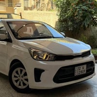 كيا بيجاس 2023 لون ابيض ماشية 14 الف كيلو وارد خليجي كفالة عامة رقم ار...